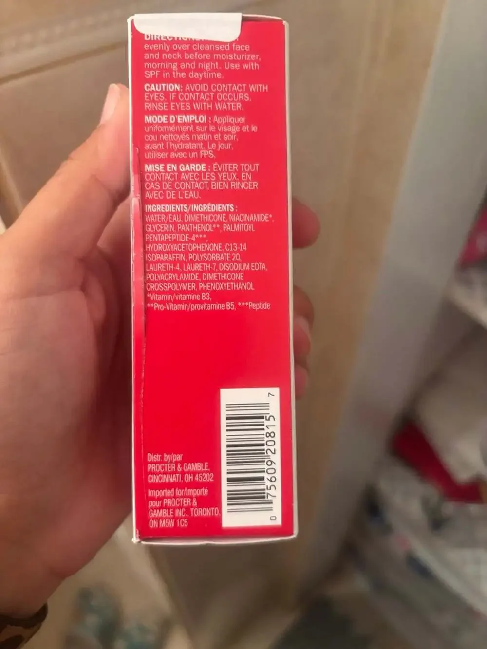 Olay Niacinamide Anti-Wrinkle Serum Fragrance-Free 1.3FL Oz